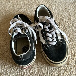 Boys Size 11 Black Vans